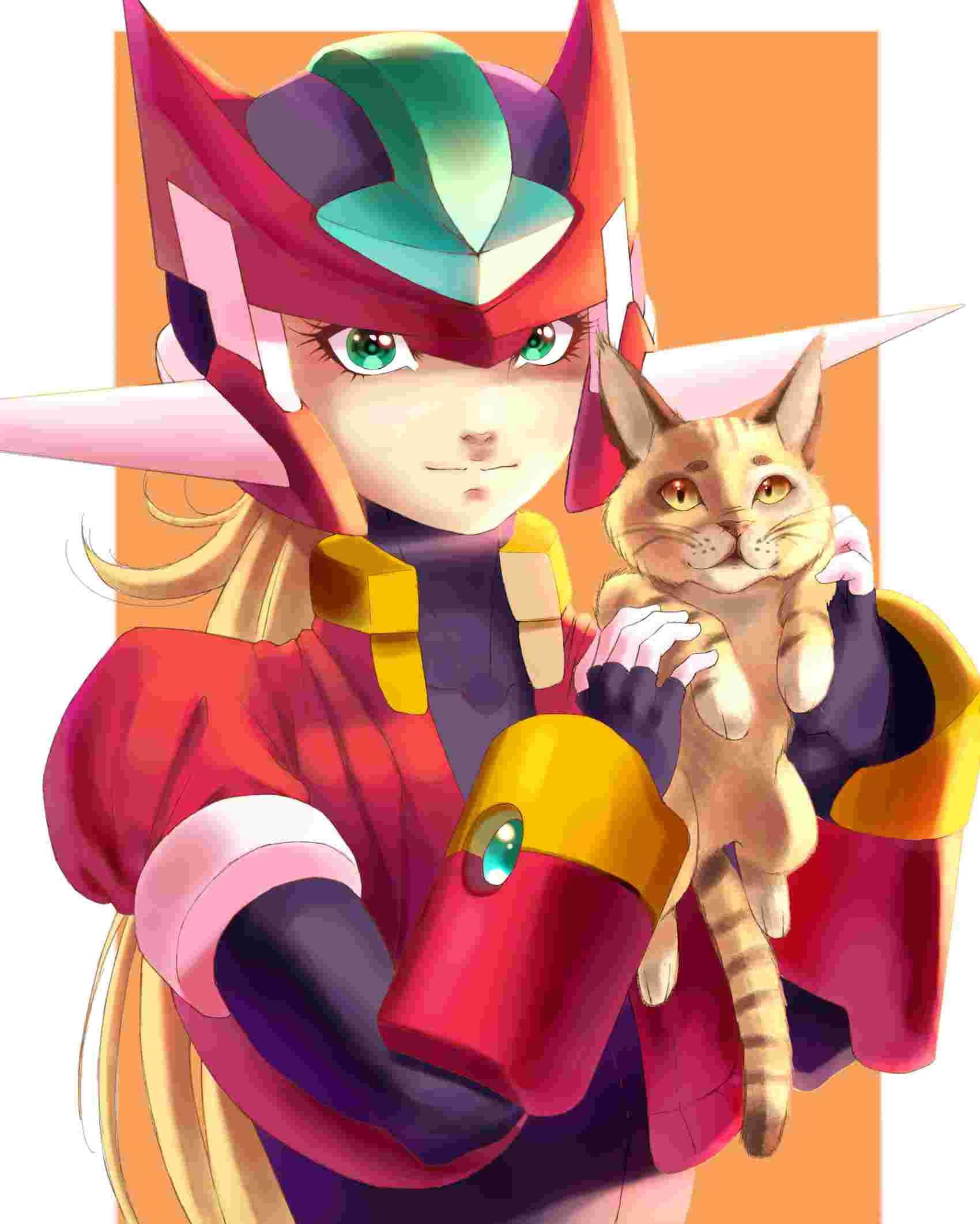 Drawsforalls - Aile holding a little cat