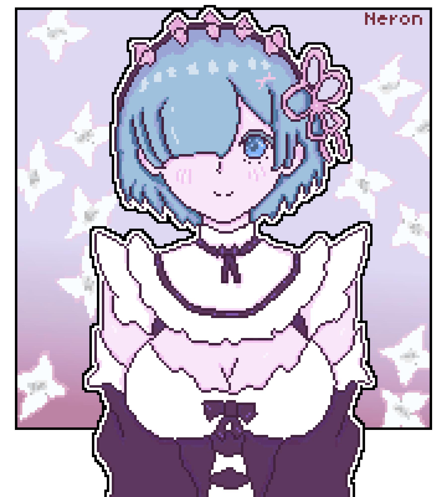 NeronSH - Rem pixel art