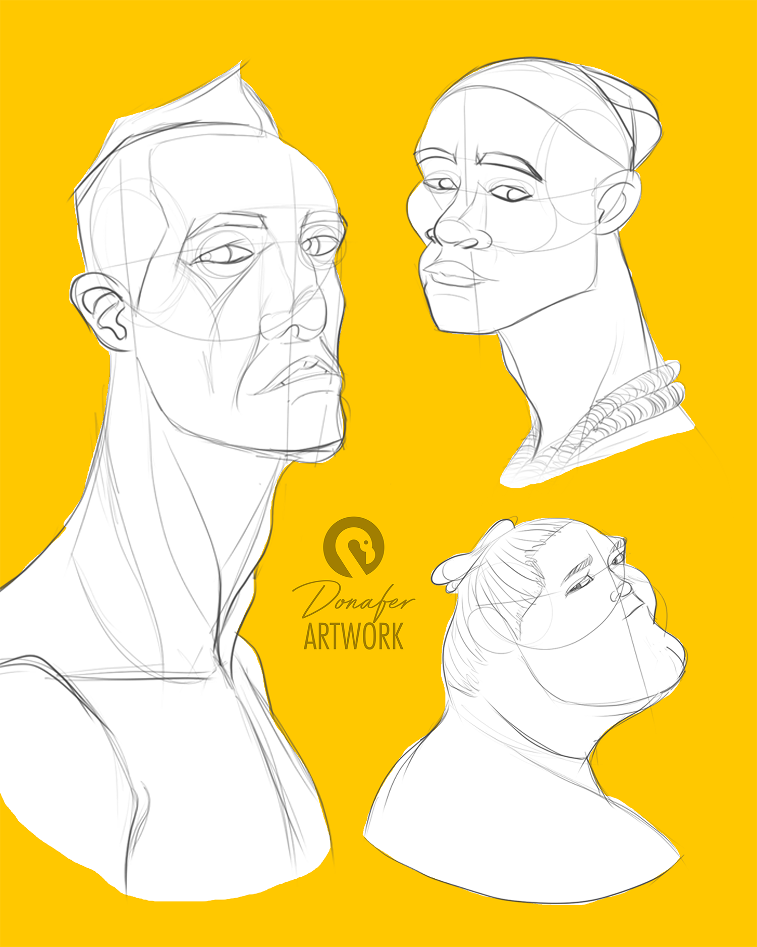 Estudio de tipos de Rostros