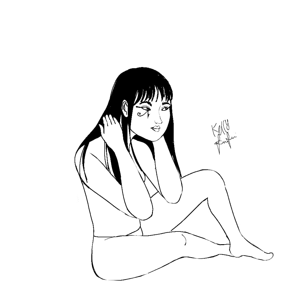 mujer egipcia desnda