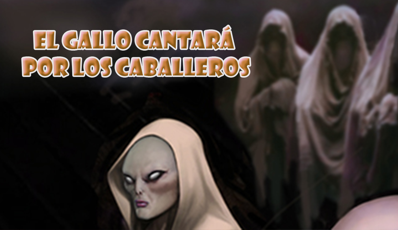 EL GALLO CANTARÁ POR LOS CABALLEROS  Ilustración y cuento de O. Mejía