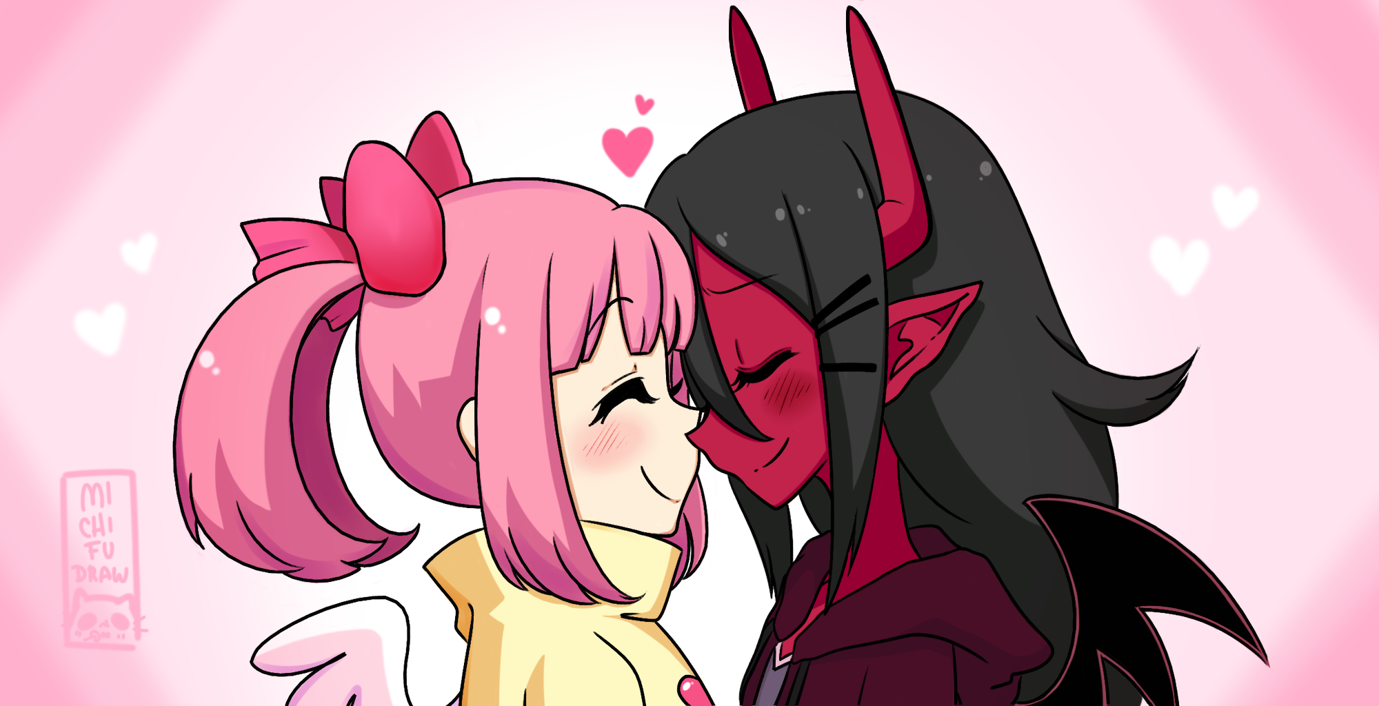 Contract Demon Movile Game by NomNomNami  REDRAW  By Michifu 