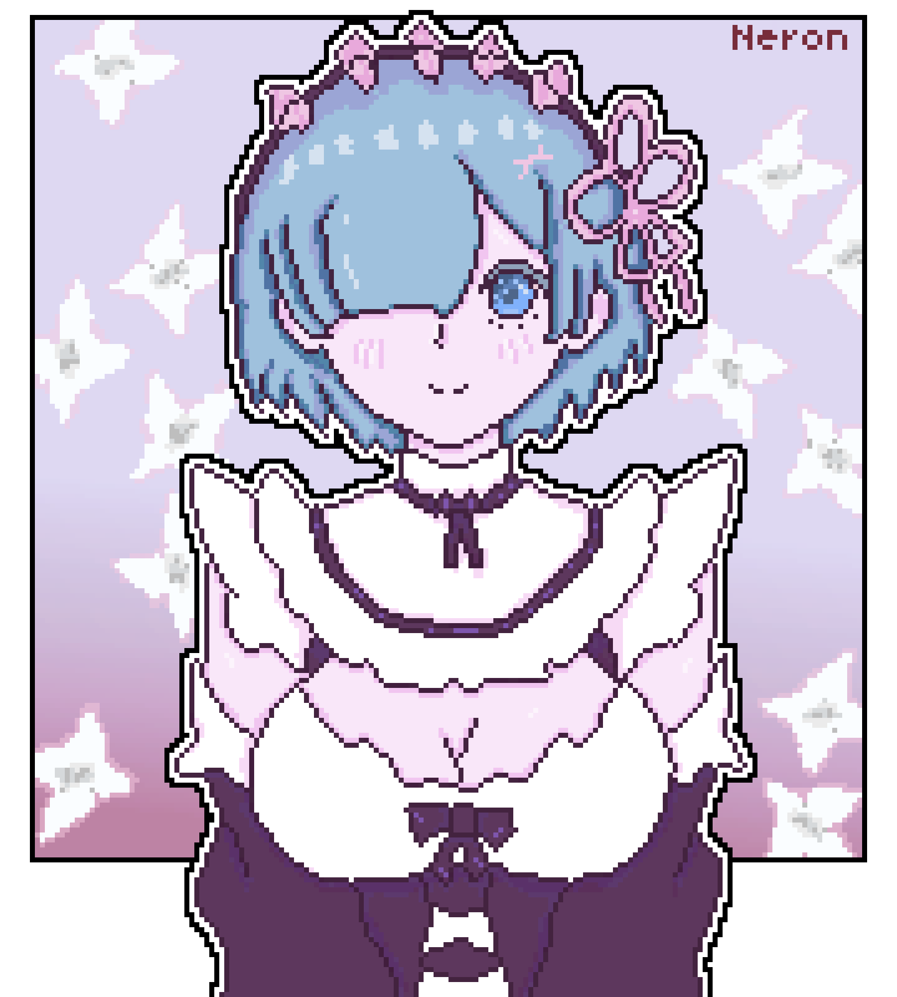 Rem pixel art